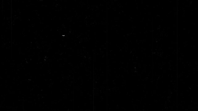 Vintage old film grain effects with dust particles, film scratches and grain texture overlay. 4k Analog vintage video overlay. retro grunge background. linear scratches, noise effects,