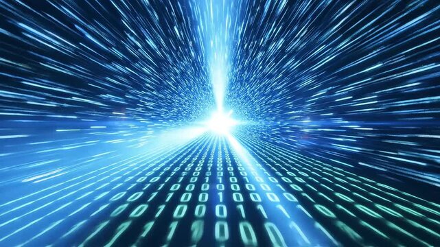 Digital binary tunnel with light