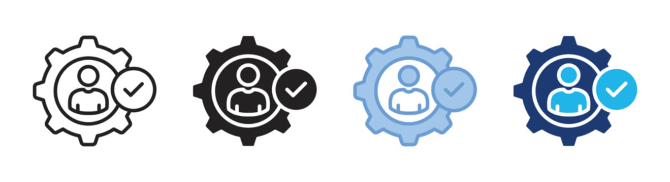 Skill icon set multiple style collection
