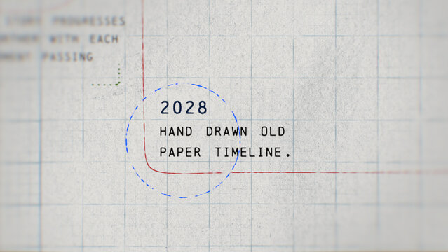 Hand Drawn Old Paper Timeline