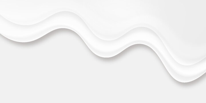 Liquid vector dripping ice cream texture. Glossy sugary flow drip, melting creamy surface.