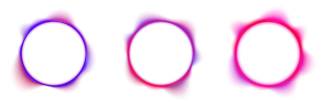 Modern abstract illustration of an intense red circular soundwave with neon audio data spikes. Digital communications asset for artificial intelligence speech recognition software Vector.