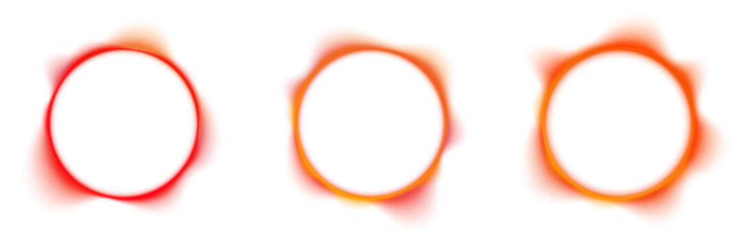 Polished liquid carmine circle with radiant cyber neon hues, fluid mercury blobs and glossy reflections. Balanced round shape for sci-fi user experience display design template Vector.