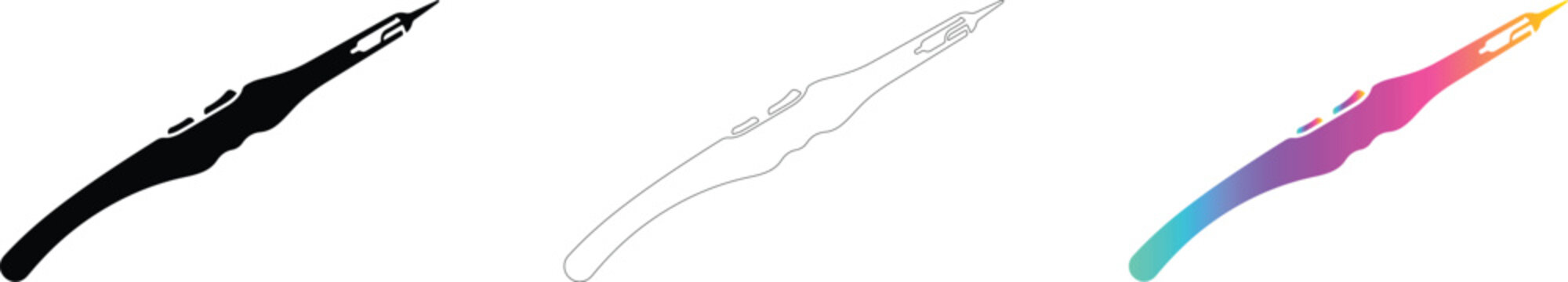 Professional permanent makeup tattoo pen for cosmetic procedures and beauty treatments