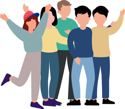 Friendship Day Illustration