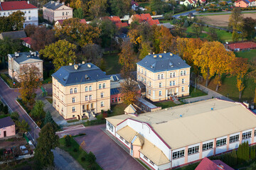 Fototapeta premium Legnickie Pole aerial view