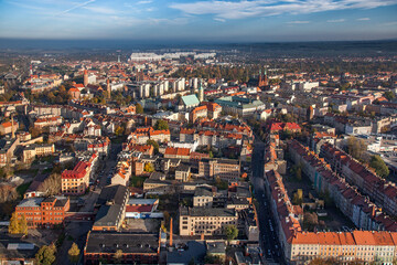 Obraz premium Legnica aerial view