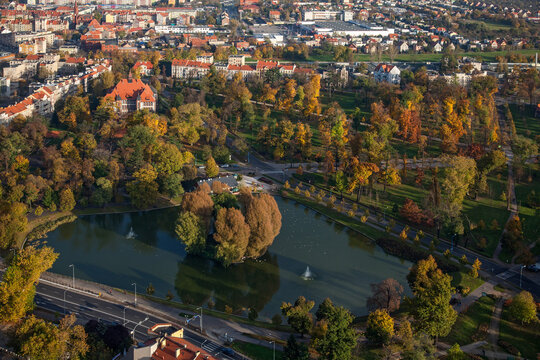 Legnica aerial view