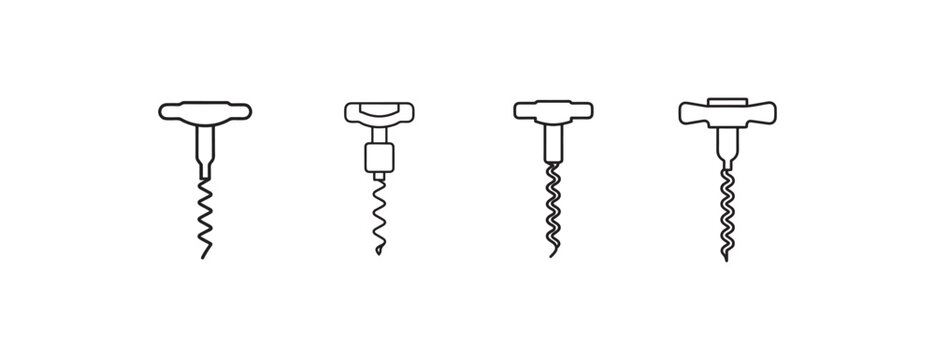 wine bottle openers with different designs and screw types for opening wine bottles easily at home or in restaurants  wine openers