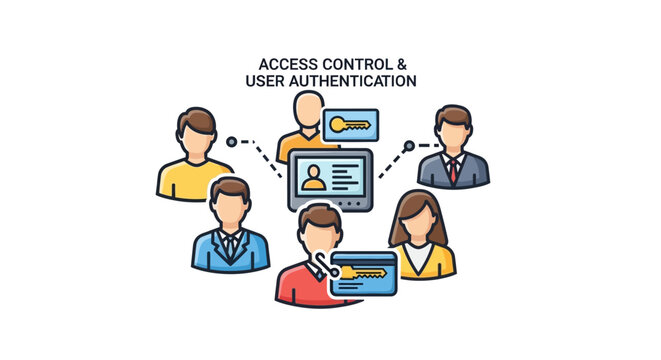 Access Control and User Authentication System with Multiple Users.