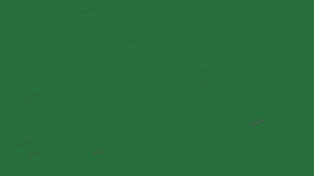 Fgeneral 1t snow falling animation on a green screen background. - Professional Chroma Key Footage