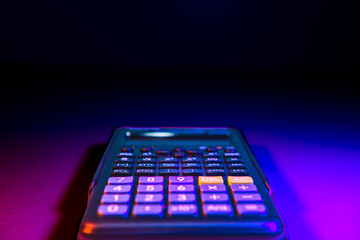 Conceptual Series : Calculator Reflects Precision Calculation And Analytical Thinking Through...