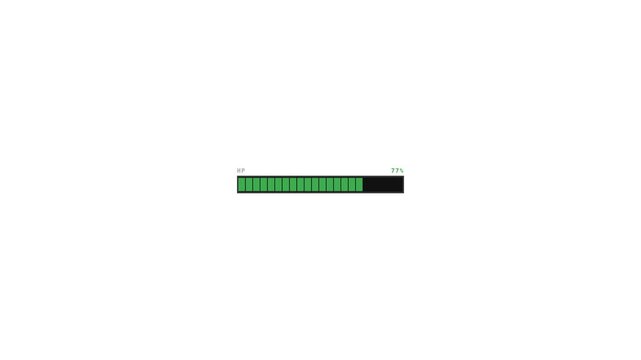 RPG Health Bar Game Life Energy Loading Animation UI Design