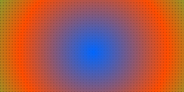 Vibrant heatmap visualization of a centered data cluster