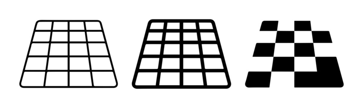 Grid Patterns, Checkerboard Icons, Perspective Grids, Geometric Backgrounds, Vector Elements