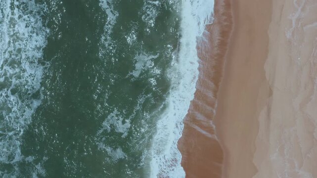 Drone View of Playa Garzon. Pristine Beach and Biodiversity Hotspot