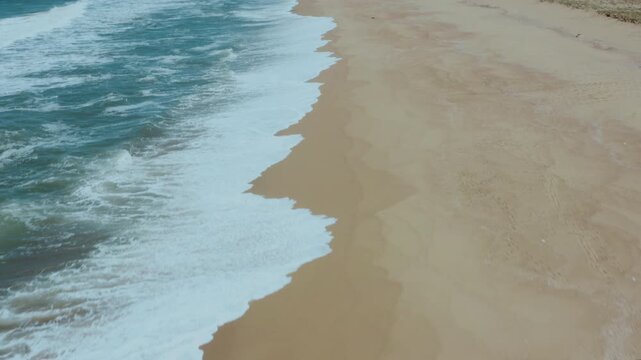 Coastal Paradise from Above: Playa Garzon Beach and Atlantic Ocean Drone Aerial