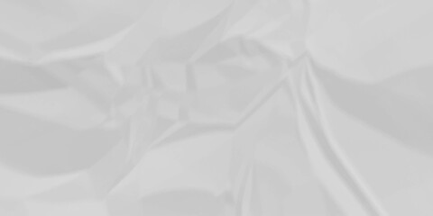 Obraz premium White fabric background. white crumpled paper background texture pattern overlay. wrinkled high resolution arts craft and Seamless white crumpled paper.