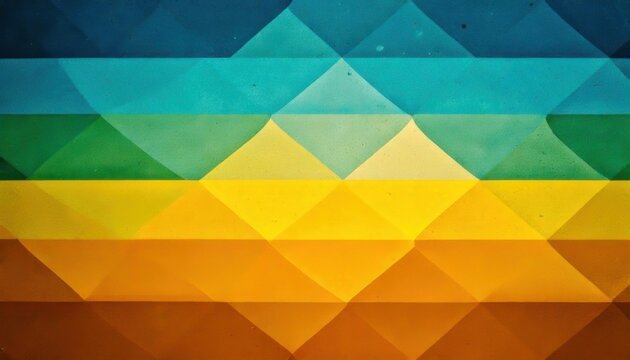 Abstract Geometric Pattern with Vibrant Colors and Triangular Shapes.