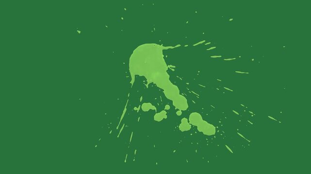 White border and screen silhouette of cow man isolated on green screen background