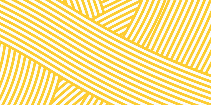 Yellow and white waves seamless pattern. eps 10 illustration