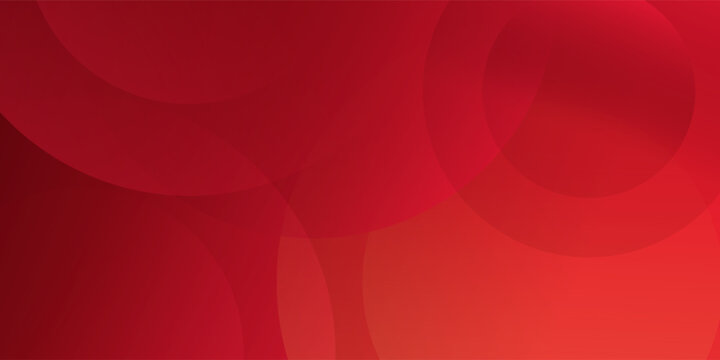 Abstract red background with circles.  Applicable for gift card, Poster on wall poster