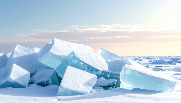 Arctic Ice Landscape