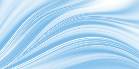 Obraz premium abstract light blue (baby blue or sky blue) background blends softly with pure, white with dynamic, sweeping curved lines and a very soft, smooth texture.