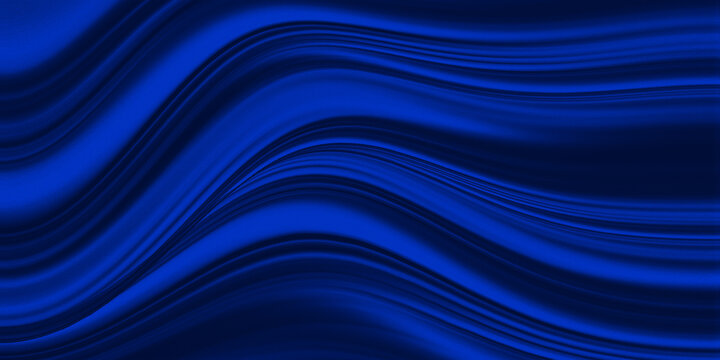 parallel curved lines flowing diagonally and highlights on Elegant, Luxury and Dynamic abstract blue gradient background 