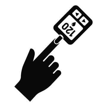 Hand holding an ISO sensitivity setting button on a camera  photography control icon