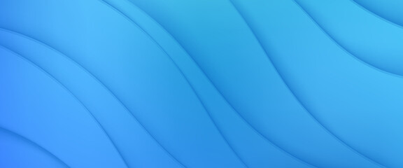 Obraz premium 3D colorful geometric abstract background overlap layer on bright space with waves decoration. Minimalist modern graphic design element cutout style concept for banner, flyer, card, or brochure cover