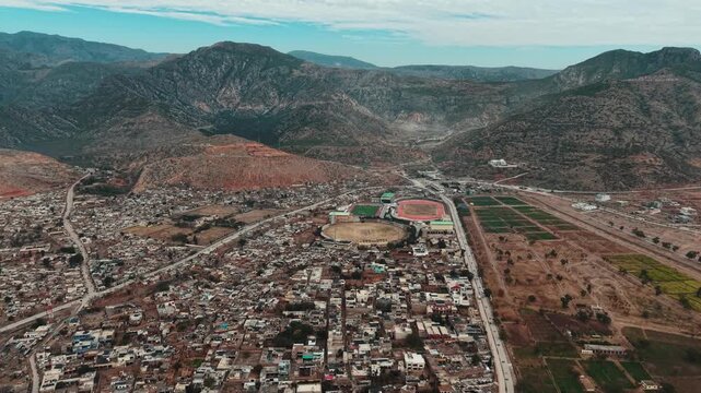 Kohat city drone view Khyber Pakhtunkhwa Khyber Pakhtunkhwa, Pakistan