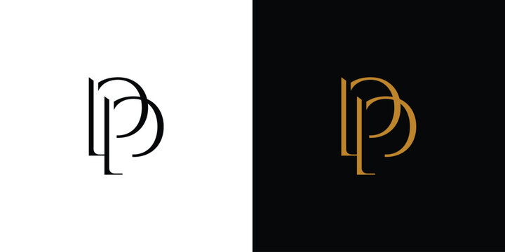 Modern and elegant PP logo design