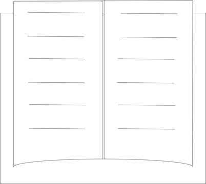 Quran Book Icon Line Art Islamic