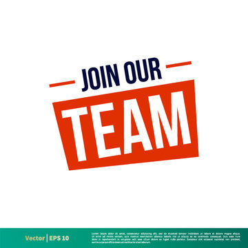 Join Our Team Banner Vector Template Illustration Design. Vector EPS 10.