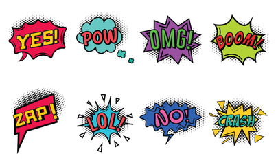 Comic book speech bubbles and sound effects © SUMI-120