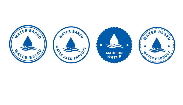 Water based product labels and eco friendly seals