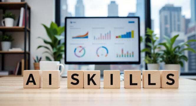 Artificial intelligence analytics training curriculum focusing on future career upskilling strategy or personal growth milestone preparation to master predictive data automation tracking