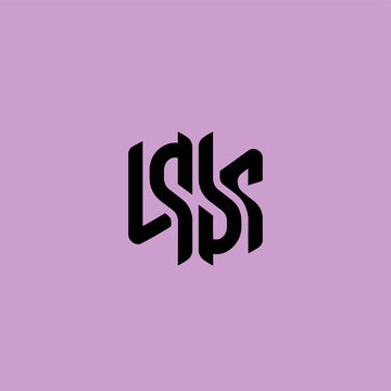 Black Letters on Purple Background.