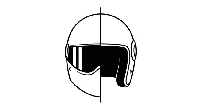 Motorcycle helmet with visor