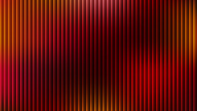 Abstract background with vertical stripes in shades of red, orange, and dark tones, creating a modern, sleek, and dynamic texture with a gradient light effect