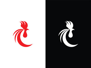 Rooster head logo icon vector template © Tarwiyah