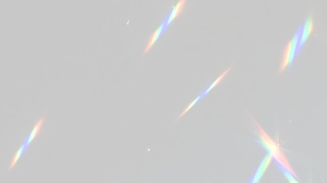 Optical spectrum glass prism design with radiant rainbow beams and glowing crystal light for modern graphic compositions.
