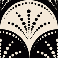 Monochromatic Ornament Decorative seamless pattern. Repeating background. Tileable wallpaper print. © MalyskaStudio