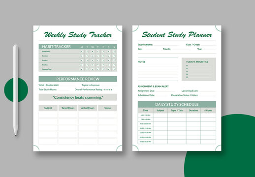 Planner Template Layout