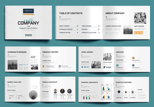Company Profile Brochure Template