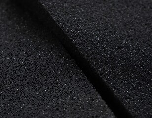 Fototapeta premium Close-up view of dark textured surface with shadow.