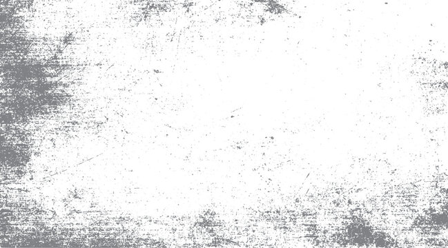 Distressed grunge texture with scattered dots and scratches on white background dirty