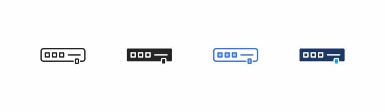 Set of toolbar icon collection in multiple style. Icon suitable for web and mobile application