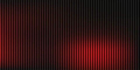 Dark abstract background with vertical lines, featuring a striking red glow concentrated towards the bottom right, creating an intense visual contrast. © MDISMAIL